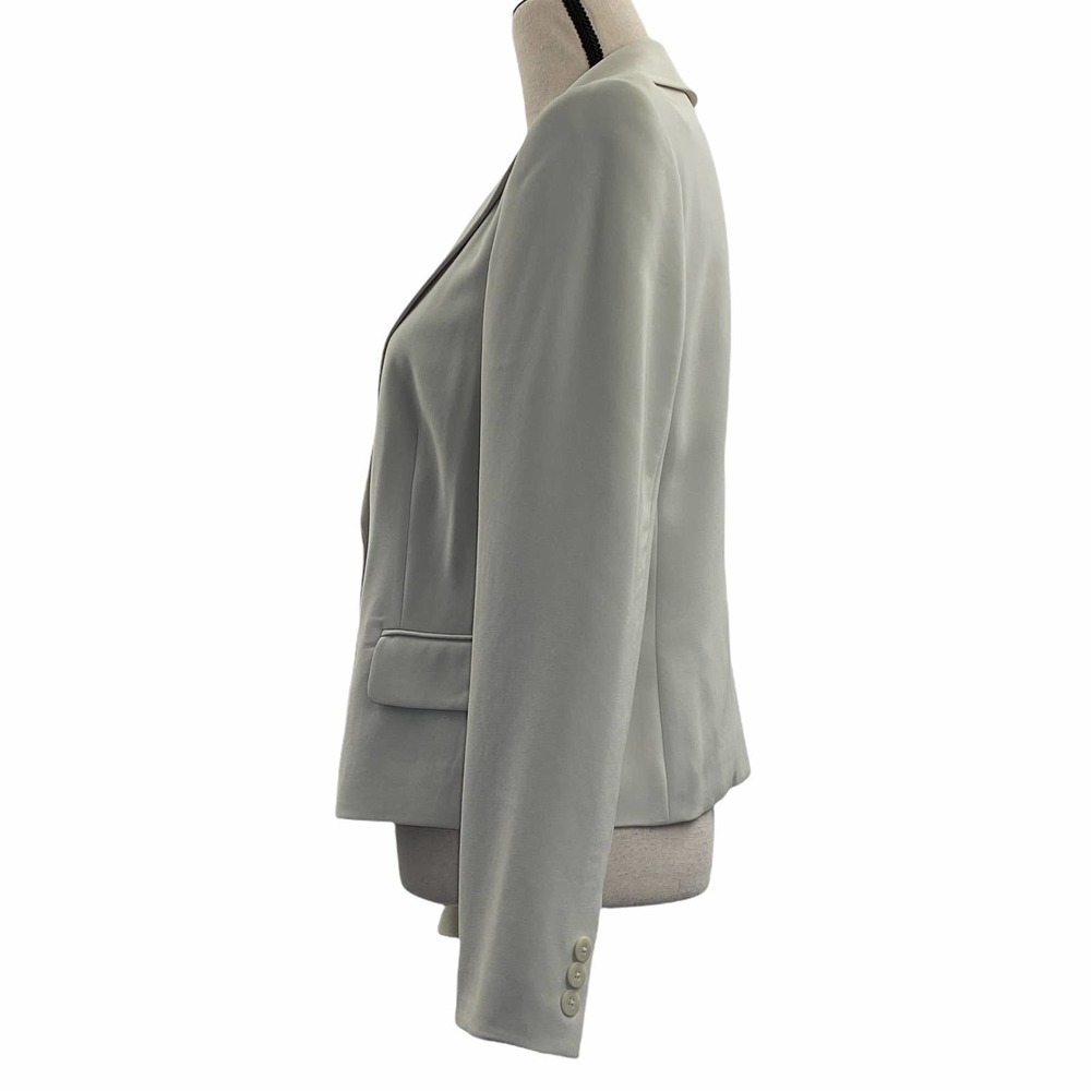 EMANUEL Single Button Beige Blazer Jacket - Picture 4 of 13